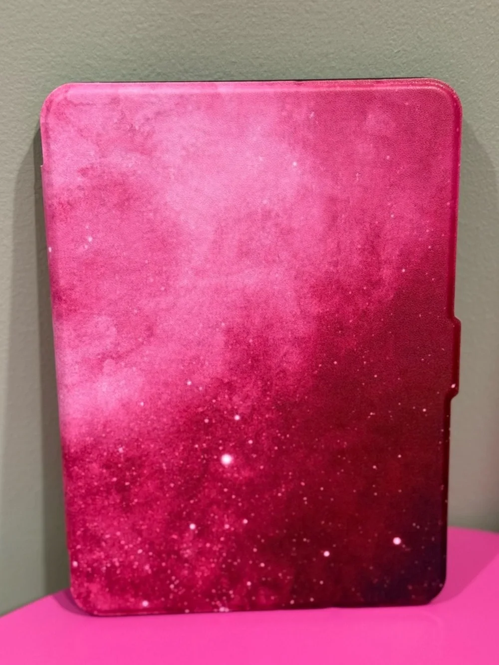 New 7“ Amazon Kindle Magnetic PU Hard Shell Cover Folio-Pink